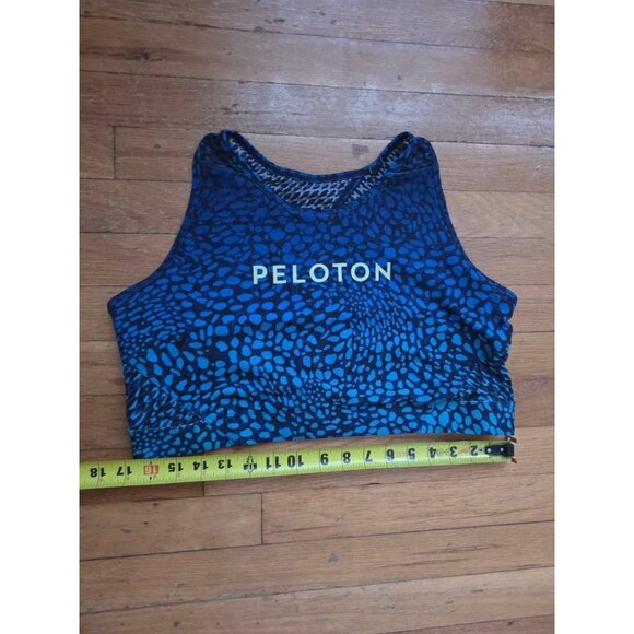 Peloton WITH blue print sports bra and leggings SET Blue 2X A001267 - Picture 8 of 13